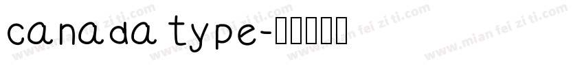canada type字体转换